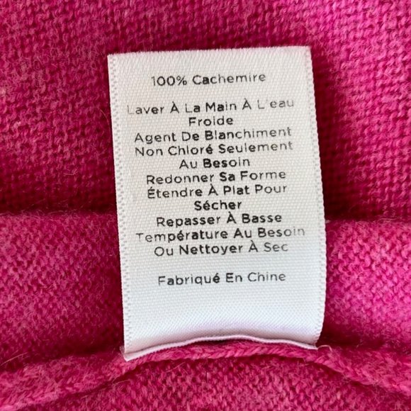 Talbots Petites Pink Cashmere Sweater Size LP - Picture 5 of 5